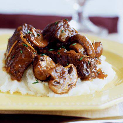 Recipe: Braised Beef With Mushrooms Recipe