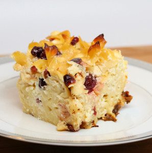 Sweet-Noodle-Kugel-with-Cranberries-Golden-Raisins-2